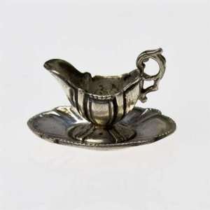    Gravy Boat & Tray by Cini, Sterling, Miniature: Home & Kitchen