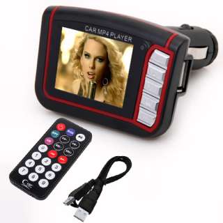 SD Remote 1.8 LCD Auto KFZ Car MP3 MP4 Player Wireless FM Transmitter 