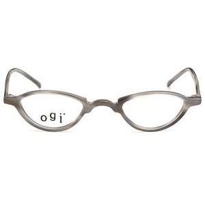  OGI 7079 205 Gray Horn Eyeglasses