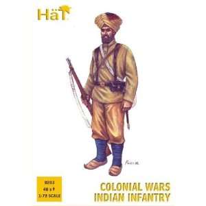  Colonial Wars Indian Infantry (48) 1/72 Hat Toys & Games