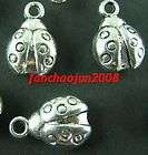 free ship 6pcs tibet silver bead charms