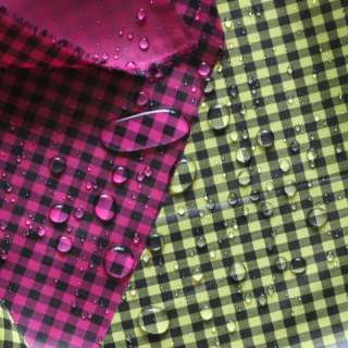 WATER REPELLENT OUTDOOR POLY LIGHT 50D GINGHAM CHECK 1Y  