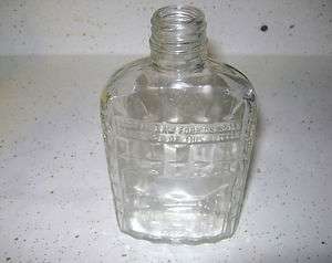   Anchor Hocking Glass Liquor Bottle Federal Law Forbids Sale  