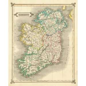  Lizars 1831 Antique Map of Ireland