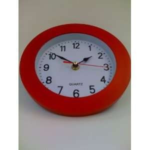  New 7 Home Classic Style Decor Wall Clock Round Red: Home 