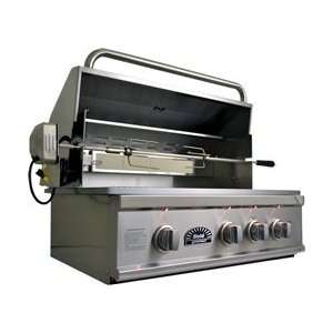  Sole Gourmet 32 Stainless Steel Luxury Gas Grill with 