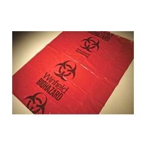  Biohazard Bag 24X24 1.25Ml Red, Pack/50 Health & Personal 
