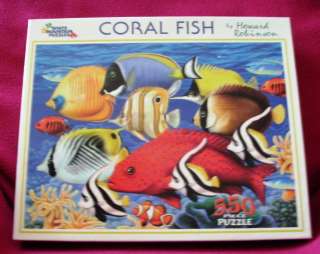 White Mountain Puzzle Coral Fish 550 piece puzzleNew!  