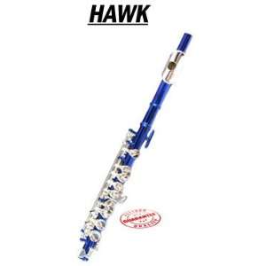  Hawk Blue Colored Student Piccolo, WD FP122 BL Musical 