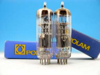 TESTED & MATCHED PAIR of PCL86 POLAM NOS in BOX TUBE  