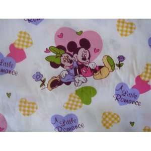    fc2998 mickey minnie mouse little romance fabric: Office Products