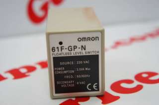 Omron Floatless Level Switch 61F GP N 11 PINS DPDT NIB  