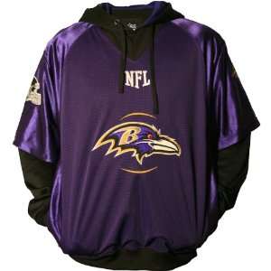 NFL Baltimore Ravens Big & Tall Gridiron Pullover Sweatshirt 5XL 