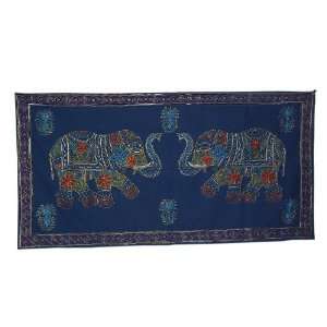  Stunning Design Zari & Embroidery Work Elephant Tapestry 