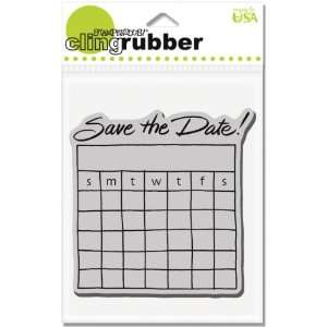   Stampendous Cling Rubber Stamp   Date Calendar Arts, Crafts & Sewing