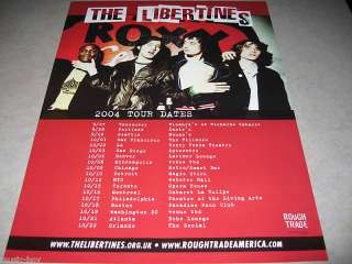 Libertines Rare 2004 Tour Promo Poster 18 X 24 Pete Doherty / Carl 