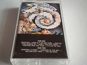 THE MOODY BLUES A QUESTION OF BALANCE CASSETTE TAPE G10  