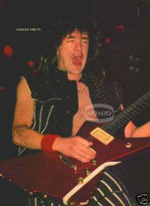 ADRIAN SMITH PINUP Iron Maiden 80s Heavy Metal Guitar  