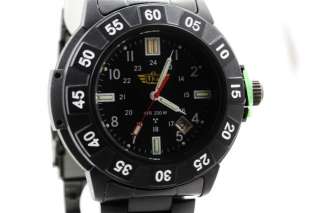 UZI 001 M Protector Military Tritium Metal Strap Watch  
