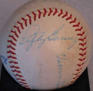 PEPPER MARTIN AND OTHERS SIGNED AUTOGRAPHED PSA DNA BASEBALL 9 