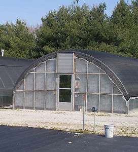 16 x 48 ft Low Sidewall Greenhouse Frame Package Kit  