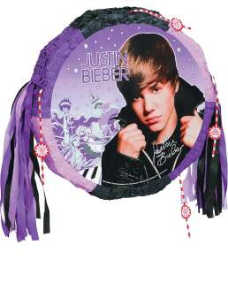 18 Justin Bieber Pull String Birthday Party Pinata  