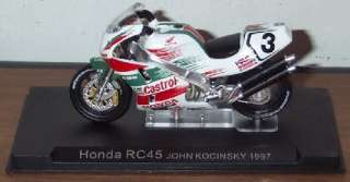 Honda RC45 John Kocinsky 1997 Moto 1/24 Diecast  