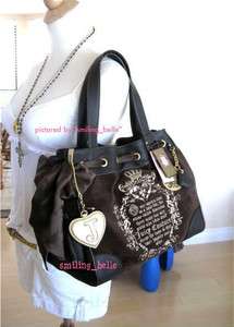   couture brown velour fairytale daydreamer day dreamer tote bag purse