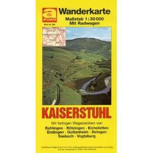 Kaiserstuhl 1  30 000. Atlasco Wanderkarte Schwarzwald Blatt 240. Mit 