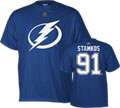 Steven Stamkos Blue Reebok Name and Number Tampa Bay Lightning T Shirt