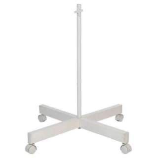   White Four Spoke Floor Stand With 4 Wheels U53030 