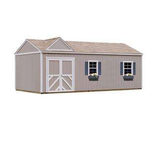   12 Ft. X 24 Ft. Wood Storage Building Kit 18222 8 