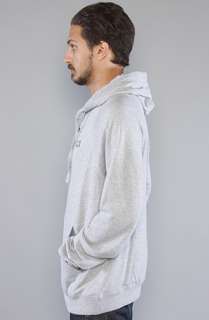 LRG Core Collection The Core Collection Hooded Henley in Ash Heather 