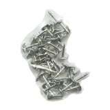 50 neue silberne Pinnadeln Ersatz   Nadeln für Pin Pins Anstecker