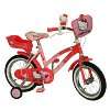 Hello Kitty Kinder Fahrrad (14 Zoll) mit liebevollen Details (Hupe 