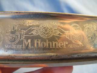 Vintage Hohner Chromonica Harmonica Germany Key C  