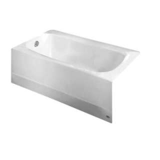   ft. Left Drain Bathtub in White 2460.002.020 at The Home Depot
