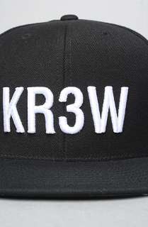 KR3W The Semilla Snapback Cap in Black  Karmaloop   Global 