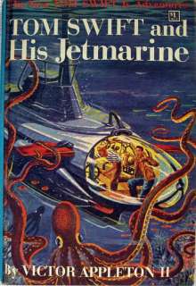 TOM SWIFT Jr. and his JETMARINE © 1954 Blue Back #2  