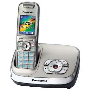 Panasonic KX TG8521GN schnurloses Telefon mit Anrufbeantworter silber