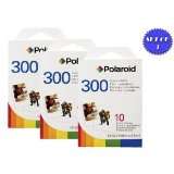 3er Pack Polaroid Instant Film PIF 300 Sofortbildfilm für die 300 