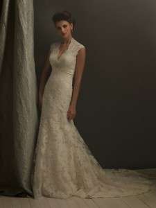 2011 New Lace Satin Mermaid Wedding Dress Bridal Gown  