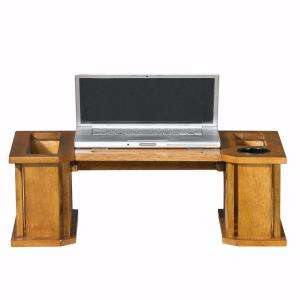 Home Decorators Collection Mission Style Honey 26 in. W Laptop Desk 