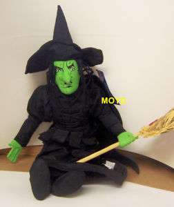 WIZARD OF OZ WICKED WITCH OF THE WEST 19 PLUSH TAG NSS  