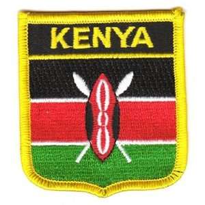 Wappen Aufnäher Patch Kenia Flagge Fahne NEU  Sport 