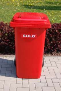 Sulo Mülltonne 240 Liter, Sondermüllbehälter, rot 4020747933863 