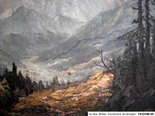 Gemälde Landschaft Original Künstler Adolf Wegener  