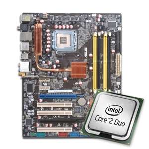 Asus P5K E WIFI AP Motherboard CPU Bundle   Intel Core 2 Duo E6750 