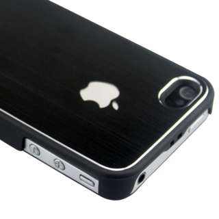 Whole Black Luxury Back Case Cover For Apple Iphone 4 4G 4S AT&T 