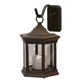 Sconce Hook Clear Glass Solar Lantern SL STCG at The Home Depot